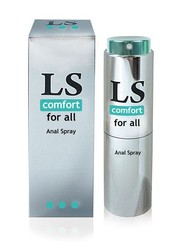 Анальная силиконовая смазка-спрей "LS comfort" for all, обезболивающая с охлаждением, 18мл.