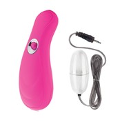 Набор массажер и яйцо Body & Soul™ 10-функций Transcend™ pink, 13,25х4,5/5,75х2,5см