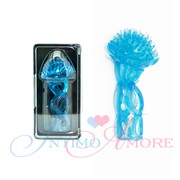 Утяжка с закрытой головкой Happy Top Tickler Cage, голубая, 9см.