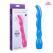 Мульти-скоростной G-вибратор Endless Pleasure, голубой, 19х3см