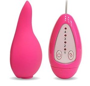 Силиконовое вибро-яйцо Sexy Friend, розовое, 4 режима, 8х1-3,6см