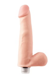 Телесный вибратор Basix rubber works™ 7,5', 21,5х4,4см.