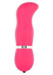 Ярко-розовый G-вибратор Funky Vibelicious, 14,4х4,7см