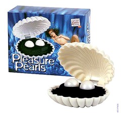 Вагинальные шарики Pleasure pearls™, белый перламутр, 2см/2х25г