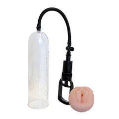 Эрекционная помпа Vacuum pump с мягкой насадкой-вагиной, 20х6,2см