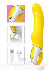 Вибратор Satisfyer Vibes Yummy Sunshine, 12 режимов, аккумулятор, силикон, 22,5х3,6см