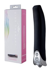 Тихий G-вибратор Vibe Therapy® Tantric, 7 режимов, черный силикон, 17,3х2,9см