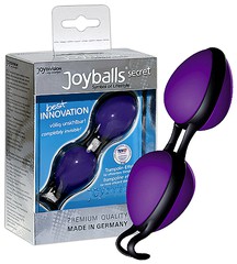 Вагинальные шарики Joyballs® secret с запатентованным шнурочком для ношения, сиреневые, 3,5х4см/85г