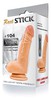 Вибратор RealStick-104, 3 режима, телесный, 16,6х3,9см