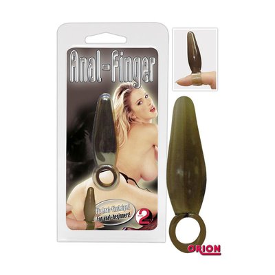 Анальная пробочка с кольцом Anal-Finger, для новичков, 6,8х1,7см
