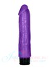 Мягкий и гибкий вибратор 8' Thick realistic dildo с венками, фиолетовый, 20х3,5-4,2см
