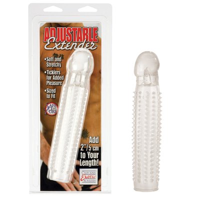 Стимулирующая насадка Adjustable Extender™, удлинение +5см, 21см