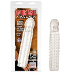 Стимулирующая насадка Adjustable Extender™, удлинение +5см, 21см