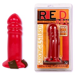 Фаллопротез красный на трусиках 8" 0901-10CDDJ