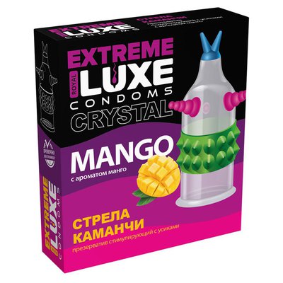 Презервативы Luxe Extreme Стрела Команчи, Mango, 180х52, 1шт, годен до 09.26
