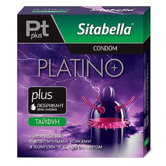 Презерватив Sitabella Platino Plus Тайфун, 1шт