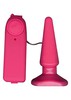 Анальная вибро-пробка Funky Vibrating Buttplug pink 10х3см