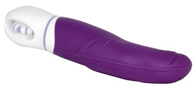 Экстрамощный и тихий G-вибратор Amor® Souta, фиолетовый силикон, 20х3-3,8см