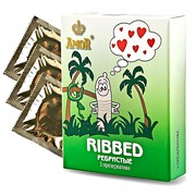 Презервативы Amor® Ribbed ребристые в смазке, 52мм, 1уп/3шт, годен до 10.24г