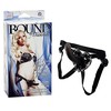 Страпон Harness Bound by Diamonds™, винил с кристаллами, 16,5х3,75см