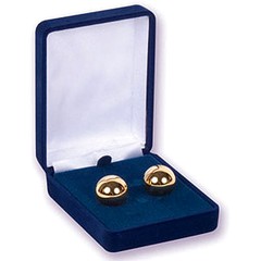 Маленькие вагинальные шарики Ben-Wa gold balls, металл, золотистые, 1,5см/2х22г