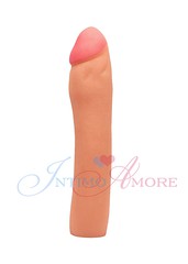 Увеличивающая насадка на п/ч Lovetoy Santos, +3см, киберкожа, 18х3,5см