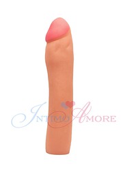 Увеличивающая насадка на п/ч Lovetoy Santos, +3см, кибер-кожа, 18х3,5см