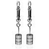 Тяжелые зажимы для сосков Metal Worx Nipple Clamps®, сталь, 2х119гр/16см