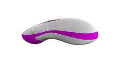 Вибростимулятор Mouse бело-фиолетовый
