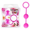 Вагинальные шарики Ben Wa Kegel ball, розовый силикон, 3см/65г