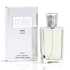 Мужские духи с феромонами Desire White De Luxe, благородный аромат, 50мл