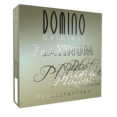 Презервативы Domino original Platinum, платиновые, 1уп/3шт