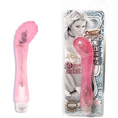 Вибратор для  точки G "Lacie" розовый, 19,2х2,2-4см