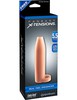 Утолщающая на 33% насадка Real Feel Enhancer 5,5' из Fanta Flesh® с петлей на мошонку, 13,5х3,5см