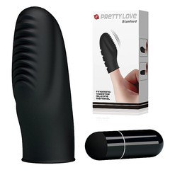 Мини-вибратор для клитора Pretty Love Stanford (на палец), силикон, 7см