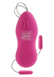 Вибропули Body&Soul™ Duplicity™ pink, подогрев, 2 реж, 2,5х0,75см (уценка дефект покрытия)