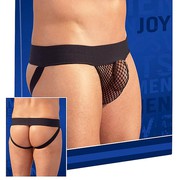 Мужские джоки в сетку на широкой резинке Svenjoyment Joy, черные, 2XL(60-62р.)