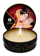 Массажная свеча Shunga™ Erotic Art "Romance" Клубника и шампанское, 30мл/7ч