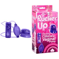 Помпа с вибрацией для клитора Pucker 