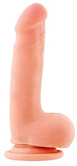 Фаллоимитатор на присоске Toyfa Real Stick Elite из Soft Skin, 16,5х4см