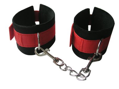 Черные наручники Notabu BDSM на липучках