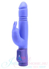 Хай-тек вибратор ultra thruster, поступательно-возвратный, 3х3 режима, 27,5х4см