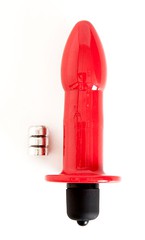 Вибро-втулка красная Toyfa  Black&Red, 8х2-3см