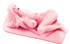 Мастурбатор "Lilian" с вибро и голосом 27,5x14x11,5 (большой) Sexy Friend, глухой тоннель