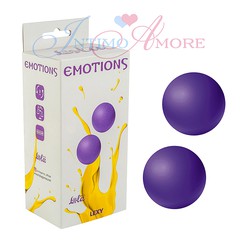 Тяжелые вагинальные шарики Lola Lexy Emotions, фиолетовый силикон, 2х74г/3,1см