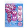 Анальные виброшарики P3 Power Balls, розовые, 4 режима, 3,5см