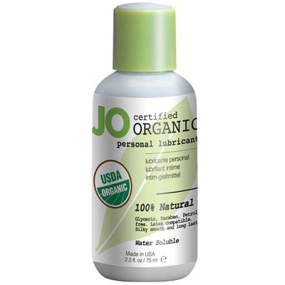 Гипоаллергенный лубрикант JO Certified Organic с алоэ, 75мл