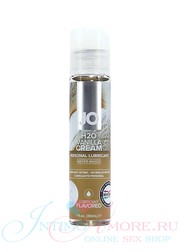 Съедобный лубрикант JO® H₂O Vanilla Cream (ванильный крем), 30мл, годен до 11.22г