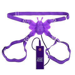 Бабочка для клитора Posh® с чипом памяти, сиреневый силикон, 10 режимов, 6х8см