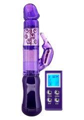 Мощный хай-тек ротатор Rabbit Sensation purple edition с пультом ДУ, 24х2,5см